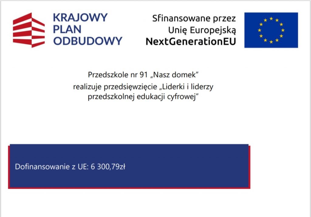 Projekt “Liderki i liderzy przedszkolnej edukacji cyfrowej”
